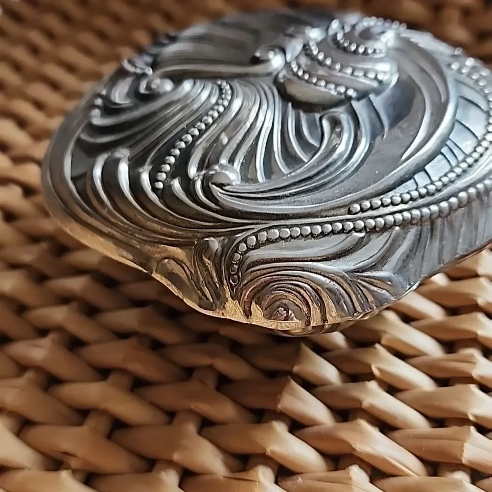 Made in Italy Wallace Silversmiths Silverplated Decorative Clam Shell Trinket